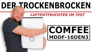 Luftentfeuchter Test ► Comfee MDDF16DEN3 ✅ Der TROCKENBROCKEN aus der Nähe  produktraketede [upl. by Mehsah]