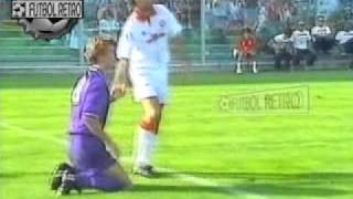 Fiorentina 7 vs Ancona 1 Serie A 199293 Batistuta vs Ruggeri FUTBOL RETRO TV [upl. by Terrilyn]