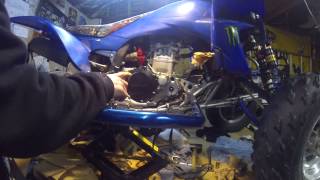 How to redo your water pump on a 08 YFZ450 and other YFZ450 [upl. by Adnalra]