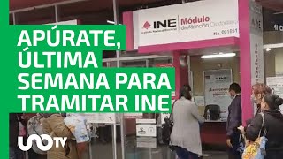 Apúrate última semana para tramitar INE [upl. by Nothgierc]