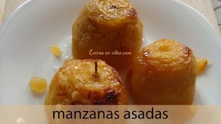 Manzanas asadas al horno tiernas y jugosas  baked Apples  TonioCocina 100 [upl. by Nivi]