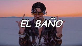 Bad Bunny Enrique Iglesias  EL BAÑO REMIX Official Video Lyric ft Natti Natasha [upl. by Duomham]