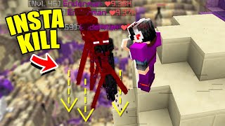 ⭐Minecraft  Farmando enderman com queda [upl. by Yenattirb]