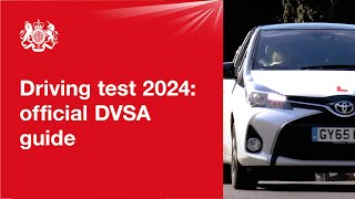 Driving test 2024 official DVSA guide [upl. by Leffert]