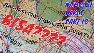 quot MODIFIED RESECTION quot  RESEKSI NAVIGASI DARAT quot Menggunakan Satu Sudut Kompas dan jalansungai quot [upl. by Meir]