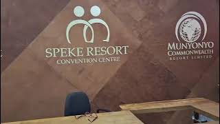 Tycoon Sudhir Ruparelias SpekeResortMunyonyo opens new lounge at Entebbe International Airport [upl. by Decamp]