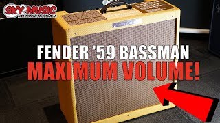 The Fender 59 Bassman on FULL Volume 😀🎸 [upl. by Auqeenahs]