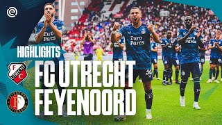 DEBUTS FIRST GOALS amp THREE POINTS in Utrecht 👏  Highlights FC Utrecht  Feyenoord  20232024 [upl. by Lacy637]