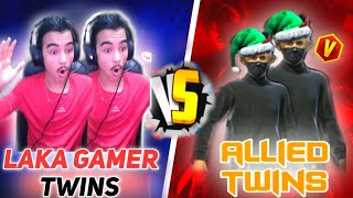 LAKA GAMER TWINS VS ALLIED TWINS  LAKA TWINS CHALLENGE TO ALLIED TWINS  2 VS 2  WHO WON [upl. by Ignacio]