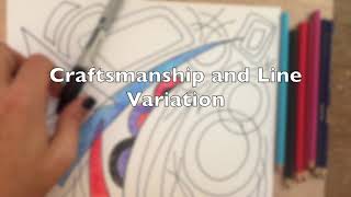 Art 1 Kandinsky Craftsmanship and Line Variation [upl. by Rodmun]