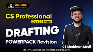 CS PROFESSIONAL DRAFTING POWERPACK REVISION CHAPTER 9 LEC 2 [upl. by Ul]