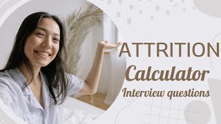 Attrition Calculation in BPO  Call Center  Attrition calculation in Excel  Calculator Excel [upl. by Anoblav870]