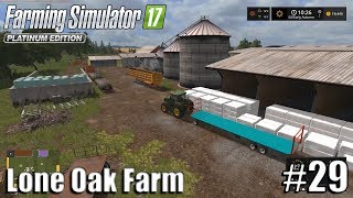 MORE SILAGE BALES  Lone Oak Farm  Timelapse 29  Farming Simulator 17 [upl. by Caril899]