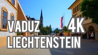 Vaduz 4K Walking Tour Liechtenstein [upl. by Christina927]