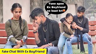 Fake Chat With ExBoyfriend Prank On Boyfriend  Gone Breakup Ft Anubhav raj  Official Kinjal [upl. by Lorelei]