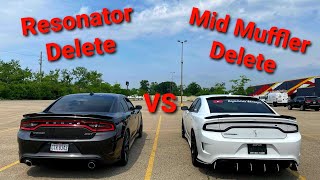 Resonator vs Muffler Delete Which Sounds Better [upl. by Jarvis]