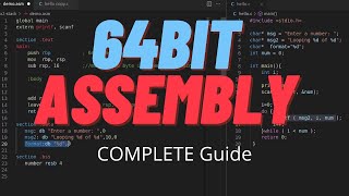 A  Z Nasm Assembly 64Bit Programming  Loop Stack prinf scanf conditions [upl. by Yhotmit]