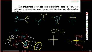 chimie organique part 53 projections des molécules organiques projection de ficher et newman [upl. by Nob413]