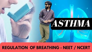 Regulation of Breathing  Rhythm center amp Apneustic Center  Asthma Treatment  NEET NCERT CLASS 11 [upl. by Hbahsur]