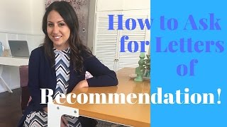 How to Ask for Letters Of Recommendation  The Intern Queen [upl. by Rephotsirhc326]