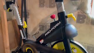 Proform Le Tour De France Indoor Cycle Review Amazing Workout Bike Easy To Use and Super Smooth [upl. by Dnalro]