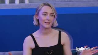 Margot Robbie Challenges Saoirse Ronan to Do Her Best Australian Accent [upl. by Ahcsap]