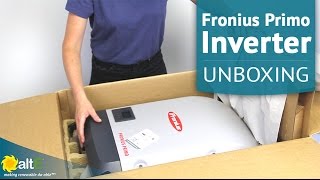 Fronius Primo Grid Tied Transformerless Inverter  Unboxing amp Features [upl. by Atekihc]