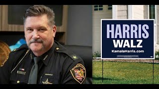 ProTrump sheriff who tracked people with Kamala yard signs gets what he DESERVES [upl. by Dylane95]