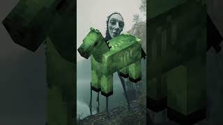 Minecraft Mobs Real Life 😨 Cursed Images Part 19  shorts minecraft technogamerz [upl. by Dovev660]