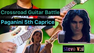 Steve Vai  Paganini 5th Caprice Crossroad Cover❕Legendary Solo by ​UrganSubba [upl. by Pazit]