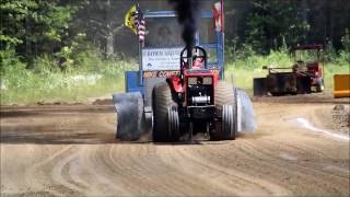 Richmond corner tractor pull had some great pullsNew Brunswick2017 [upl. by Nnairak]