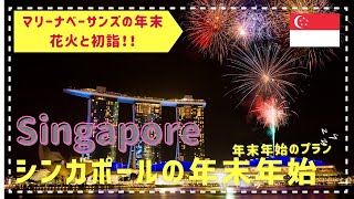 【シンガポール】Singaporeの年末年始の過ごし方 Fireworks Happy New Year Hello 2024 [upl. by Nonarb924]