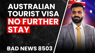 Australia Stopped Tourist Visa Further Stay Conversion into Work Study amp Partner Visa 2024 SC600 [upl. by Thurnau351]