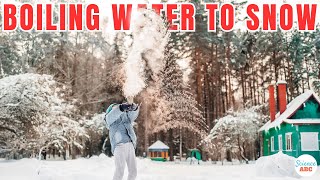 What Happens When You Throw Boiling Water Into Freezing Air [upl. by Fransis]