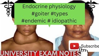 Goiter physiologytypes of goiterendemic or idiopathic goitermedicoscontent3135 [upl. by Claudell72]