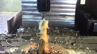 Drilling inconel 625 with Kennametal KSEM [upl. by Ericha]