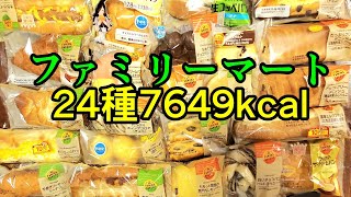 【24種】ファミリーマートのパン食べる [upl. by Malin]