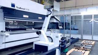 TRUMPF Bending TruBend Cell 5000 with ToolMaster [upl. by Eixid15]