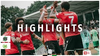 SPIEL GEDREHT und Siegtreffer zum Ende  Highlights Hannover 96  VfL Wolfsburg  Testspiel 202425 [upl. by Jump]