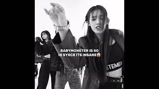 BABYMONSTER IS IN SYNC babymonster clikclak [upl. by Berke567]