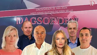 Dagsorden 25 mai 2024  Med Hans Rustad og Erik Selle [upl. by Magdalena488]