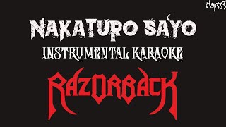 Razorback  Nakaturo Sayo Karaoke  Instrumental [upl. by Beaulieu98]