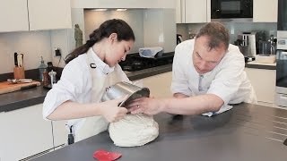 MAELLE AND RICHARD MAKE EASY MULTIPURPOSE WHITE BREAD DOUGH [upl. by Ilegna]