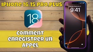 Comment enregistrer un appel iPhone 1615proplus ios 18 [upl. by Fionna943]