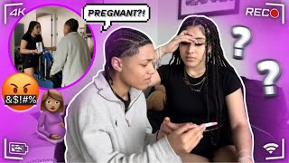 IM PREGNANT PRANK ON GIRLFRIEND SHE KICKED ME OUT😰 [upl. by Sterne126]