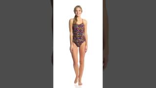 Funkita Womens Puma Power Diamond Back One Piece Swimsuit  SwimOutletcom [upl. by Winnah783]