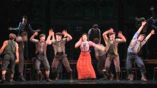 Disneys NEWSIES on Broadway  quotKing of New Yorkquot [upl. by Laerol]