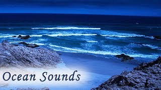 Sleep with Ocean Sounds at Night  NO MUSIC  Relaxing Rolling Waves for Sleeping [upl. by Vachill881]