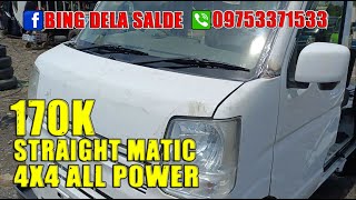 170K DA17 ALL POWER STRAIGHT MATIC 4X4 CALL 09753371533 OR VISIT MY FB Bing Dela Salde [upl. by Herzel]