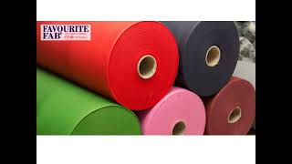 50 gsm Non Woven Fabric Roll Price Favourite Fab [upl. by Oninrutas]